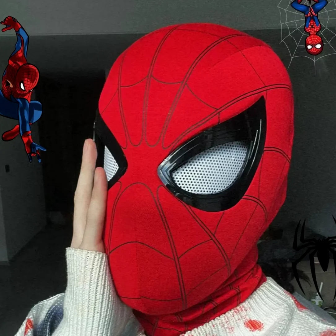 Máscara de Spiderman con Ojos Movibles