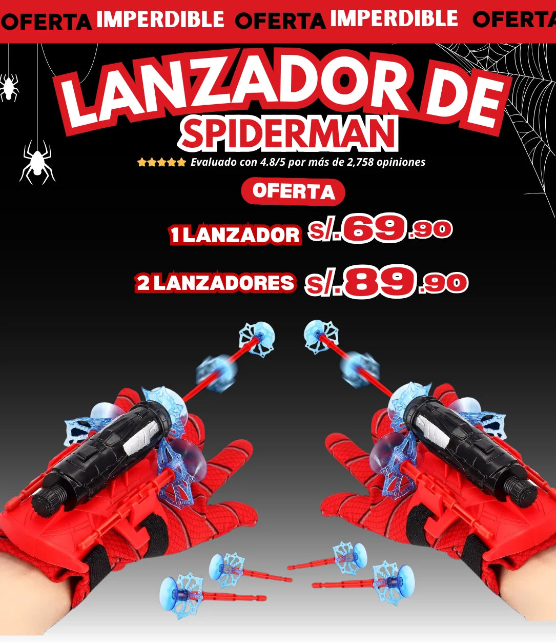 LANZADOR DE SPIDERMAN