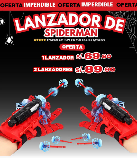 LANZADOR DARDOS DE SPIDERMAN