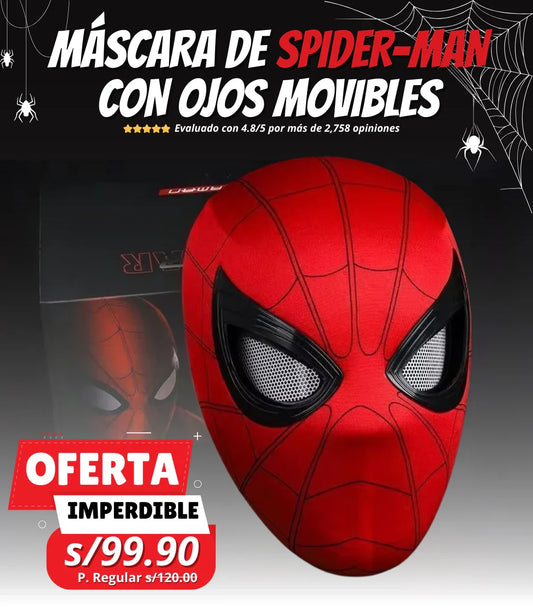 MÁSCARA DE SPIDERMAN